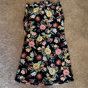 Tommy Hilfiger Black Multicolor Floral Dress